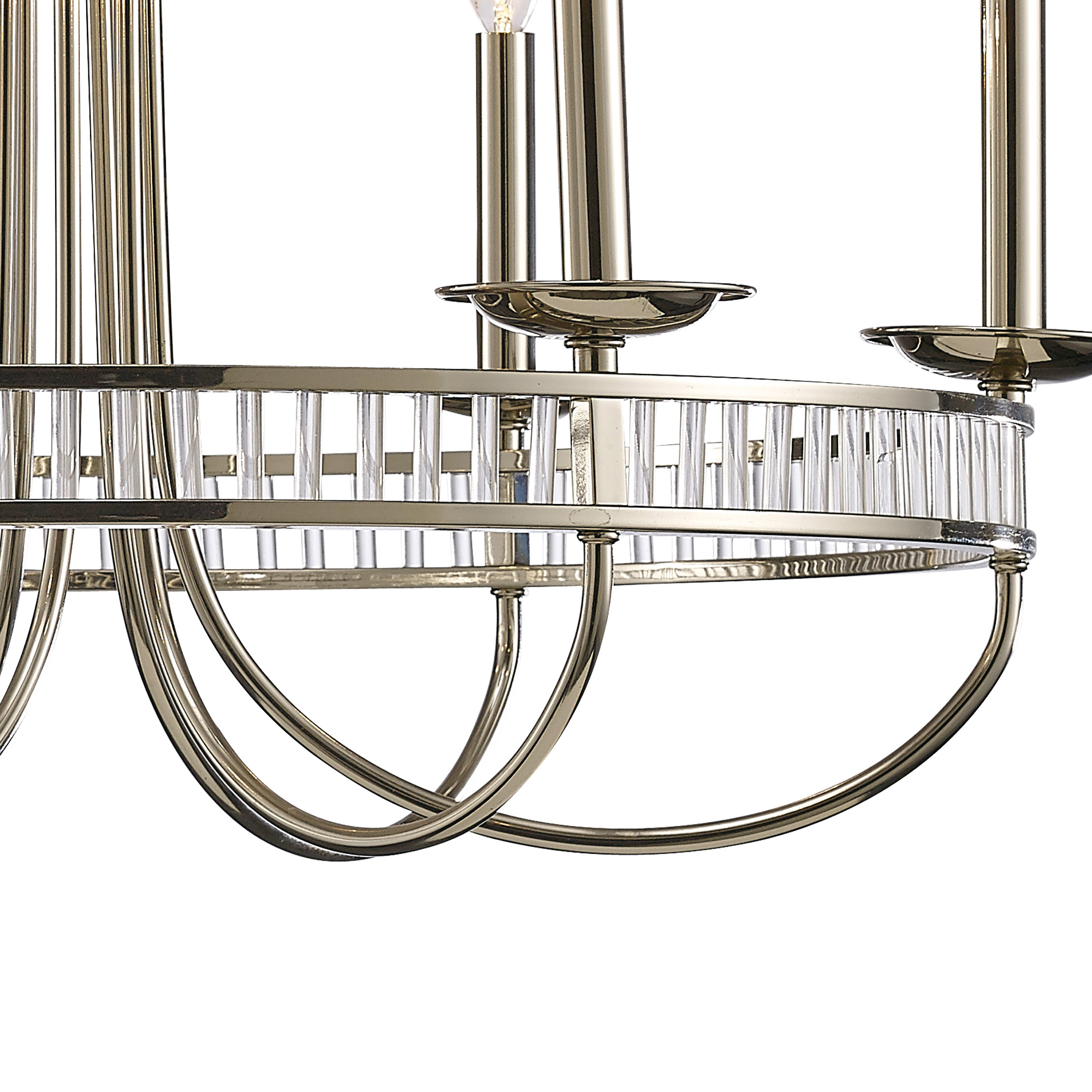 Saskia Crystal Ceiling Lights Diyas Multi Arm Crystal Fittings